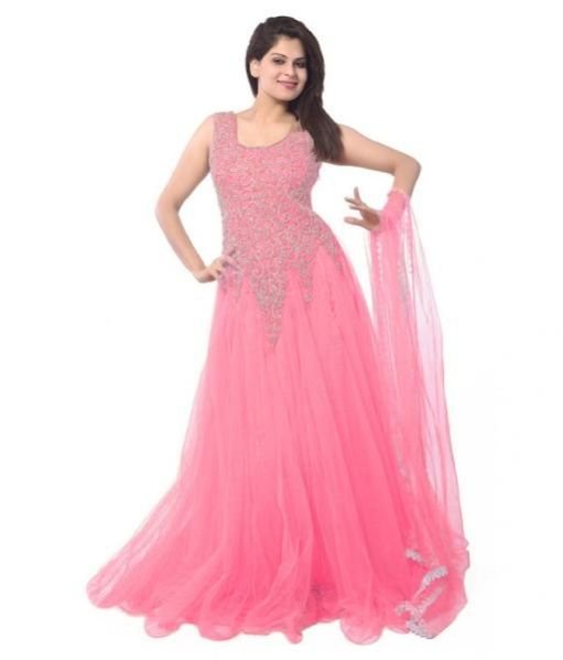 Designer Gowns (JNE-DR-0900-Pink)
