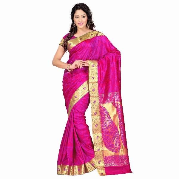 Kanjivaram Silk Sarees (JNE09188-Multi-SR-JP7104VRD)