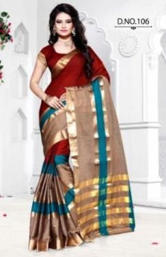 D.No.106 Pure Silk Cotton Saree