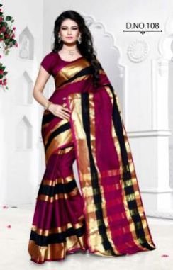 D.No.108 Pure Silk Cotton Saree