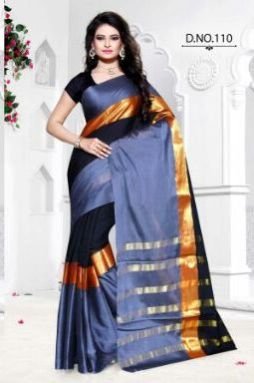 D.No.110 Pure Silk Cotton Saree