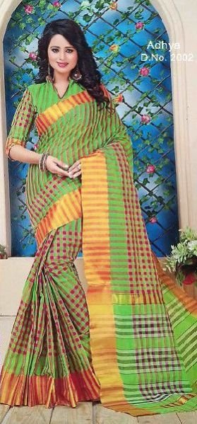 D.No.2002 Pure Cotton Saree