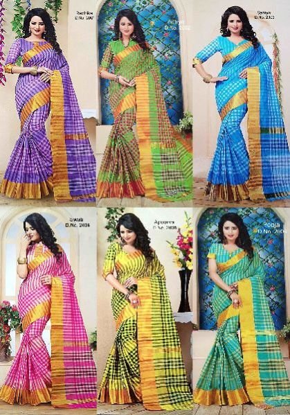 Pure Cotton Fancy Sarees 04