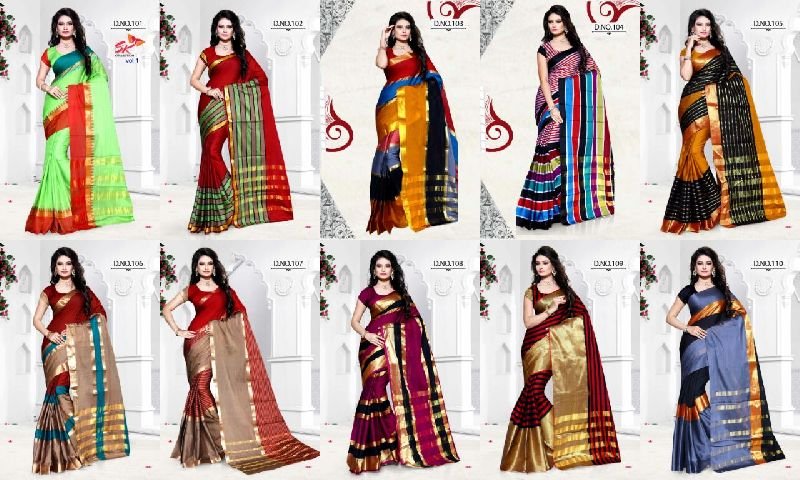 Pure Silk Cotton Sarees 04