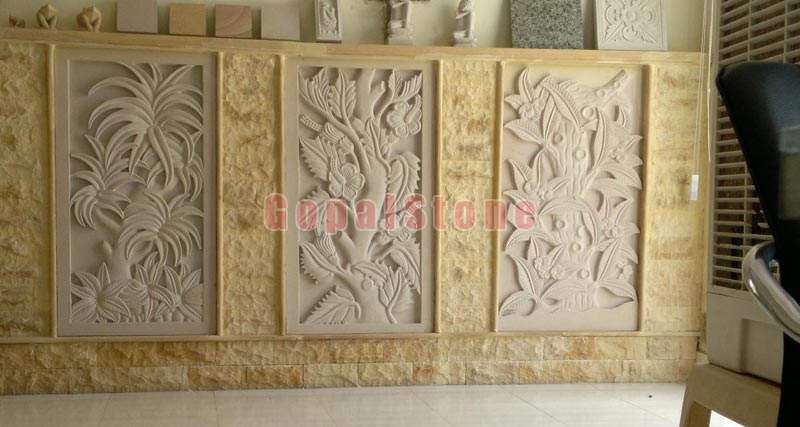 Carved Stone Wall Panels 02