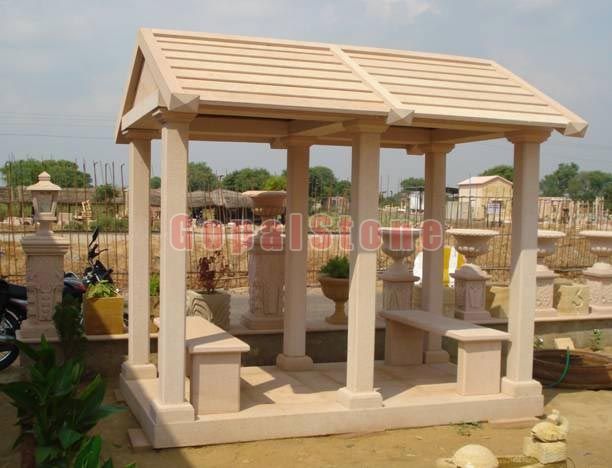 Garden Stone Gazebo 02