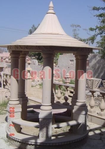 Garden Stone Gazebo 07