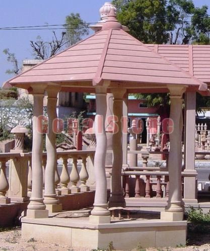 Garden Stone Gazebo 08