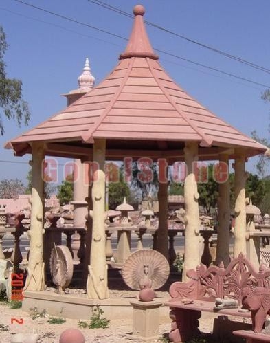 Garden Stone Gazebo 10