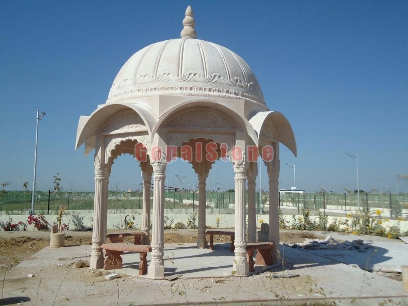 Garden Stone Gazebo 11