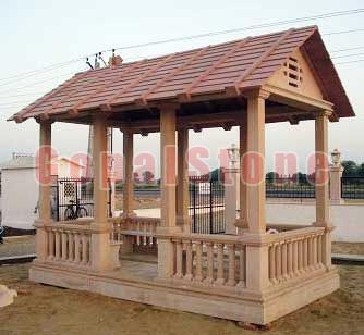 Garden Stone Gazebo 13