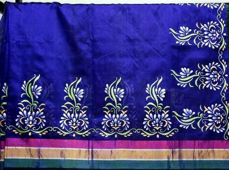 Hand Painted Sarees 01