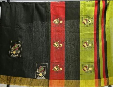 Hand Painted Sarees 02