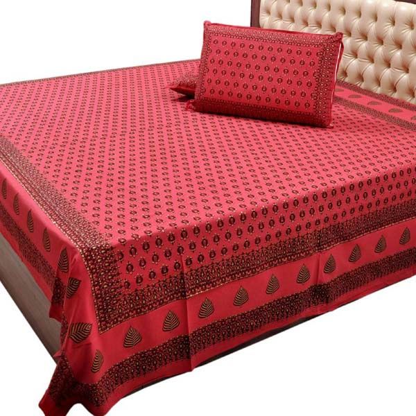 Hand Block Printed Bedsheet 01