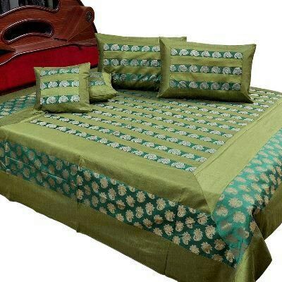Silk Embroidery Bedspread (BC 23)