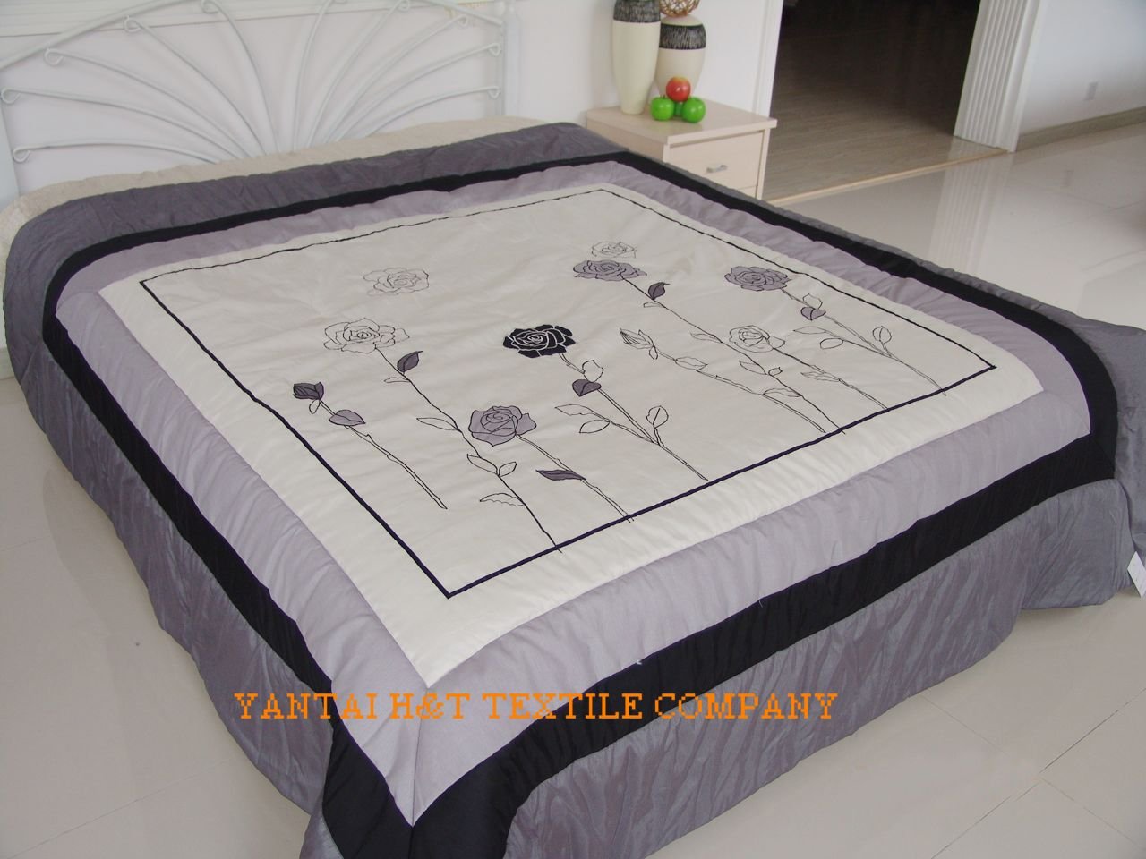 Silk Embroidery Bedspread (BC 29)