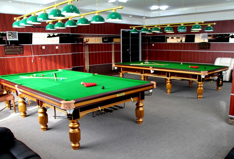 Imported Billiards Table - Gold Finished