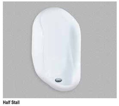 Half Stall Ceramic Urinal