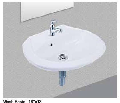 Wall Mounted Wash Basin 03