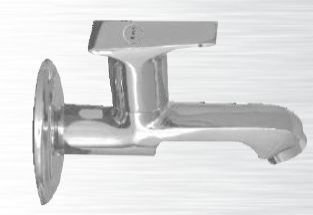 Square Premium Luxury Bathroom Long Nose Bib Cock