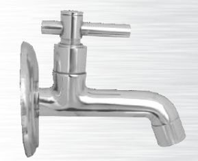 Two Pin Economy Luxury Bathroom Long Nose Bib Cock