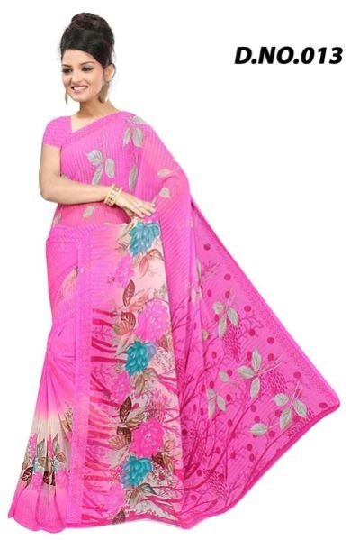 Chiffon Georgette Saree (013)