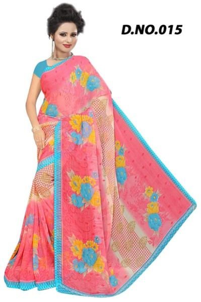 Chiffon Georgette Saree (015)