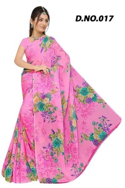 Chiffon Georgette Saree (017)