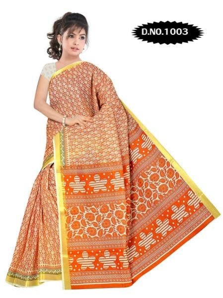 Zari Gadwaal Cotton Saree (1003)