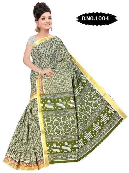 Zari Gadwaal Cotton Saree (1004)