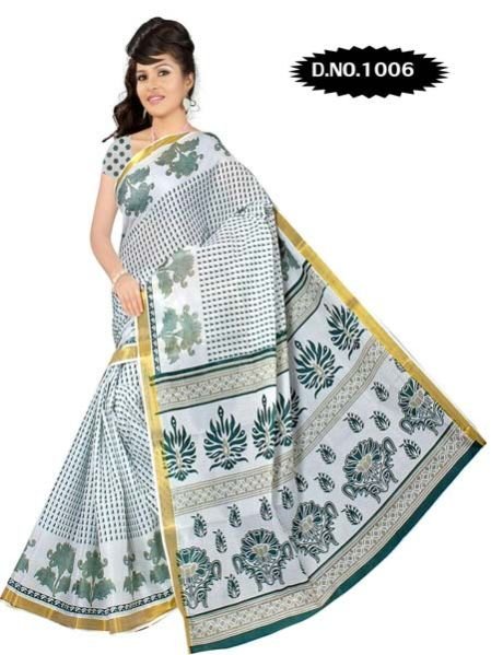 Zari Gadwaal Cotton Saree (1006)