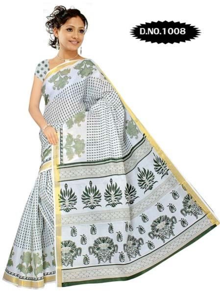 Zari Gadwaal Cotton Saree (1008)