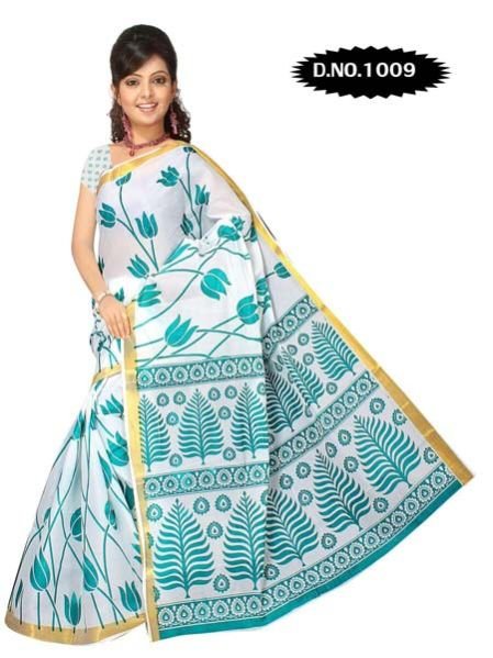 Zari Gadwaal Cotton Saree (1009)