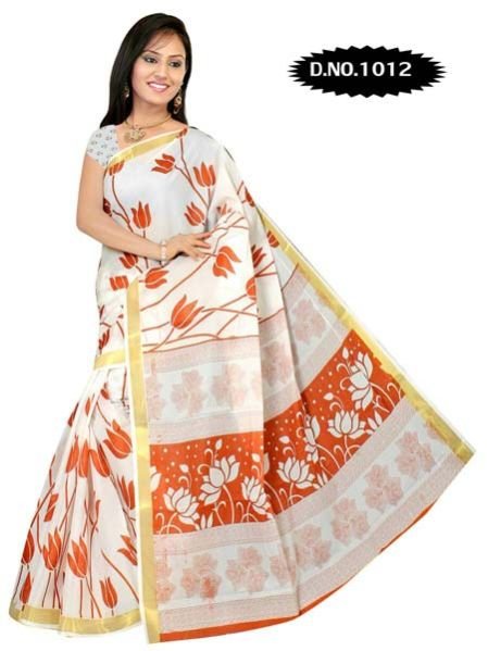 Zari Gadwaal Cotton Saree (1012)