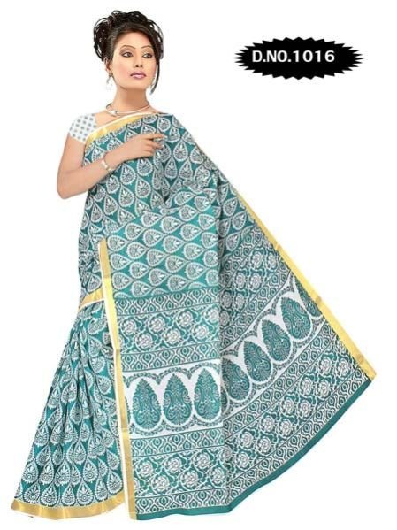 Zari Gadwaal Cotton Saree (1016)
