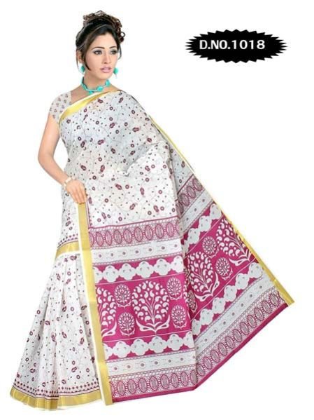 Zari Gadwaal Cotton Saree (1018)