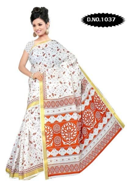 Zari Gadwaal Cotton Saree (1037)
