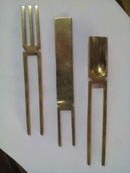 Brass Cutlery Set 02