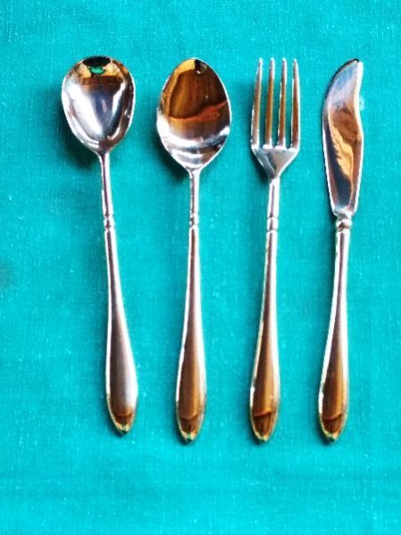 Brass Cutlery Set 03