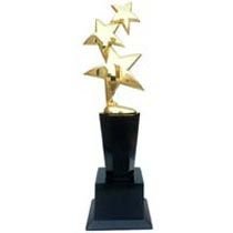 Gold Plated Sports Star Trophy Award (1102)