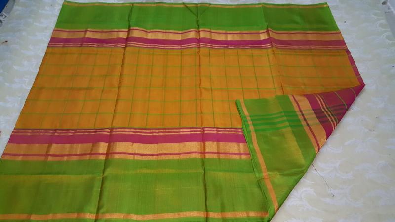 Uppada Big Border Check Sarees 05