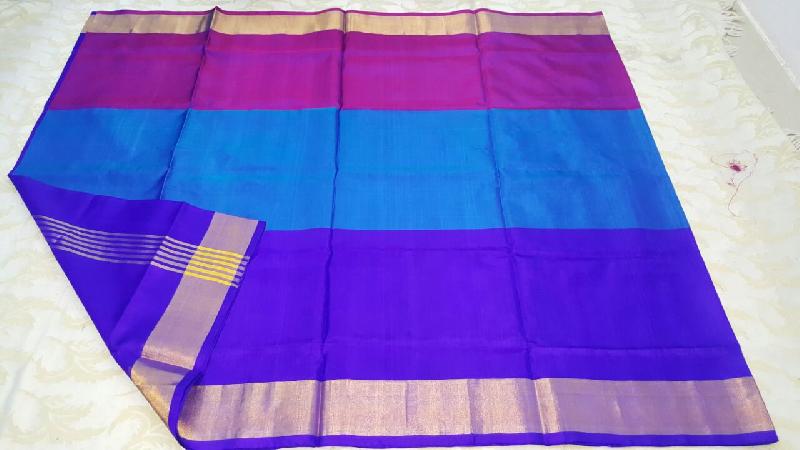 Uppada 3 Colour Pure Silk Sarees 01