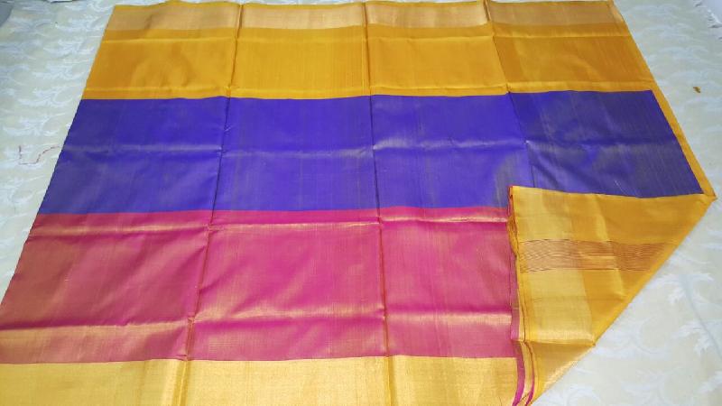 Uppada 3 Colour Pure Silk Sarees 04