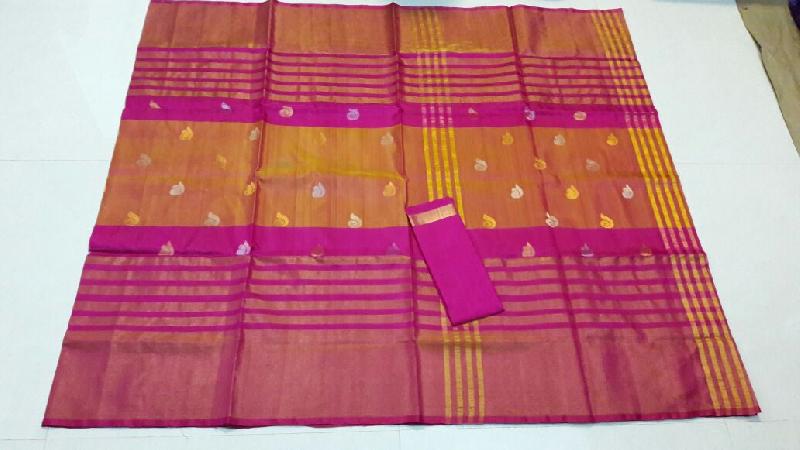 Uppada Centre Butta Pure Silk Sarees 02
