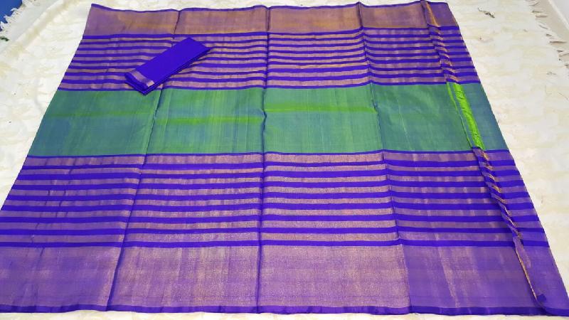 Uppada Centre Plain Pure Silk Sarees 03