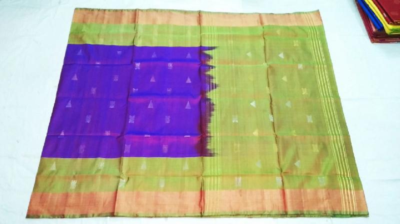 Uppada Jamdani Butta Pure Silk Sarees 02