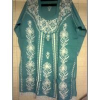 Chikan Embroidered Kurti (12) 