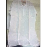 Mens Chikan Embroidered Kurta (02) 