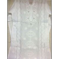Mens Chikan Embroidered Kurta (08)