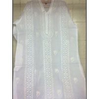 Mens Chikan Embroidered Kurta (09)